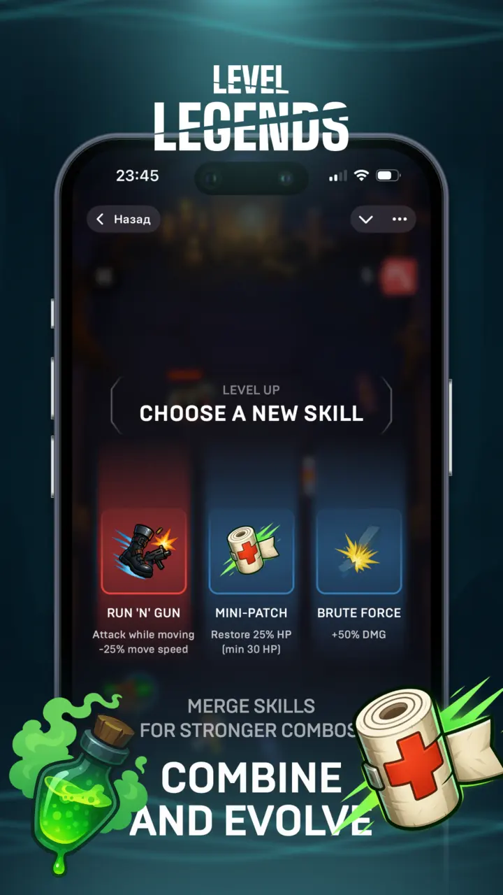 Choosing a gameplay modifier